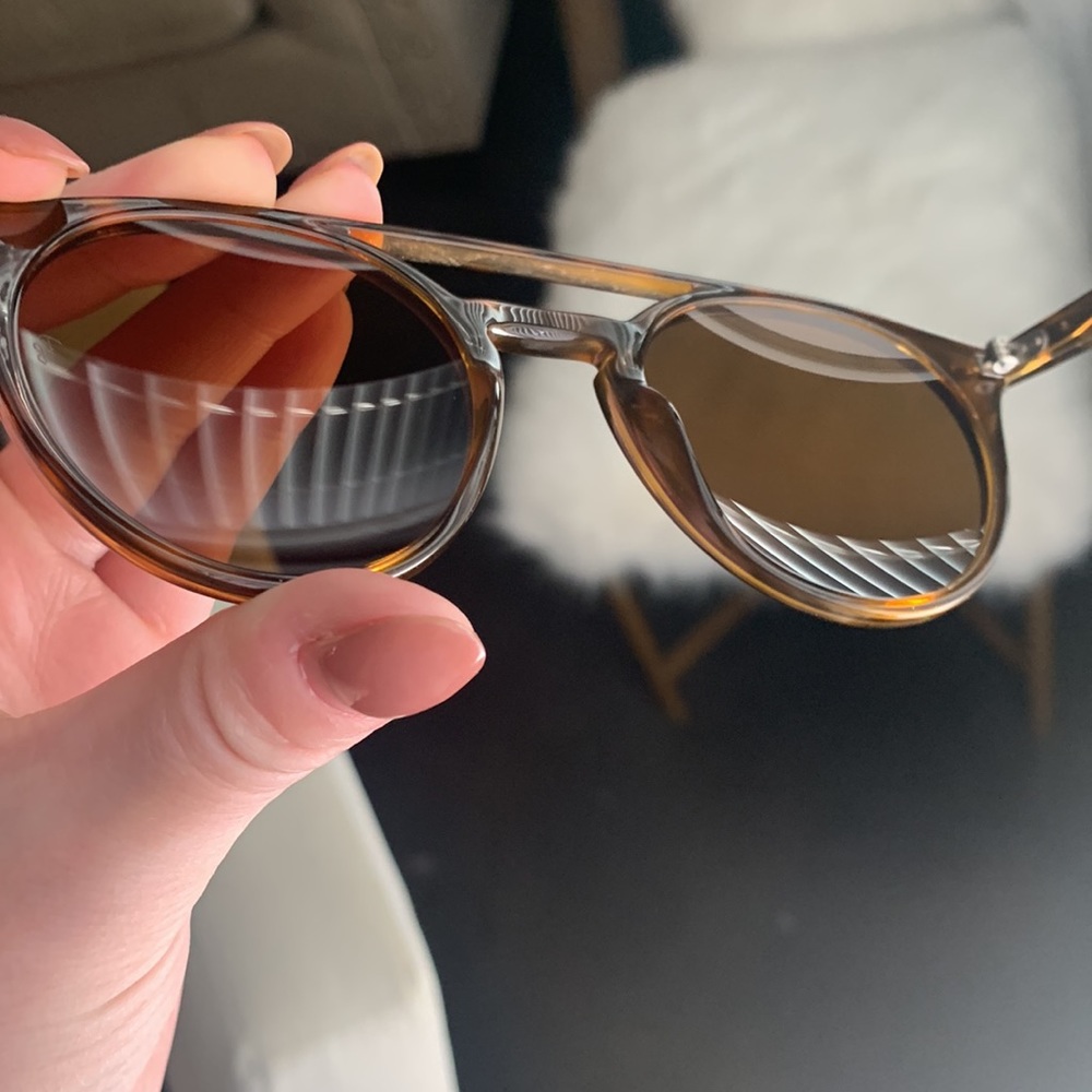 Ray Ban Round Brow Bar Sunglasses - Picture 8 of 11